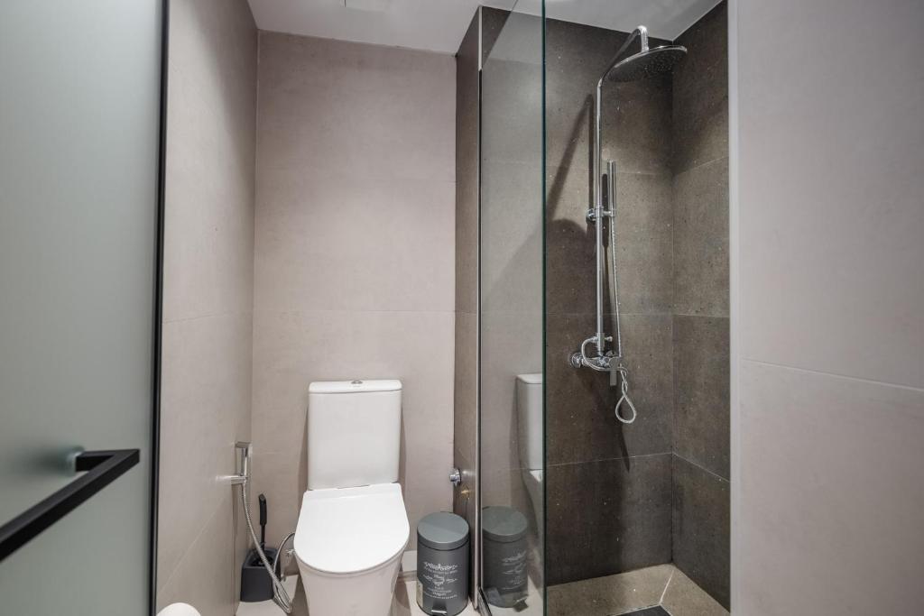 Kúpeľňa v ubytovaní Pontikonisi Hotel & Suites