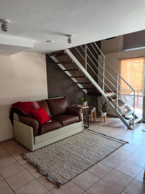 Et opholdsområde på Monoambiente en Duplex Velez Sarsfield