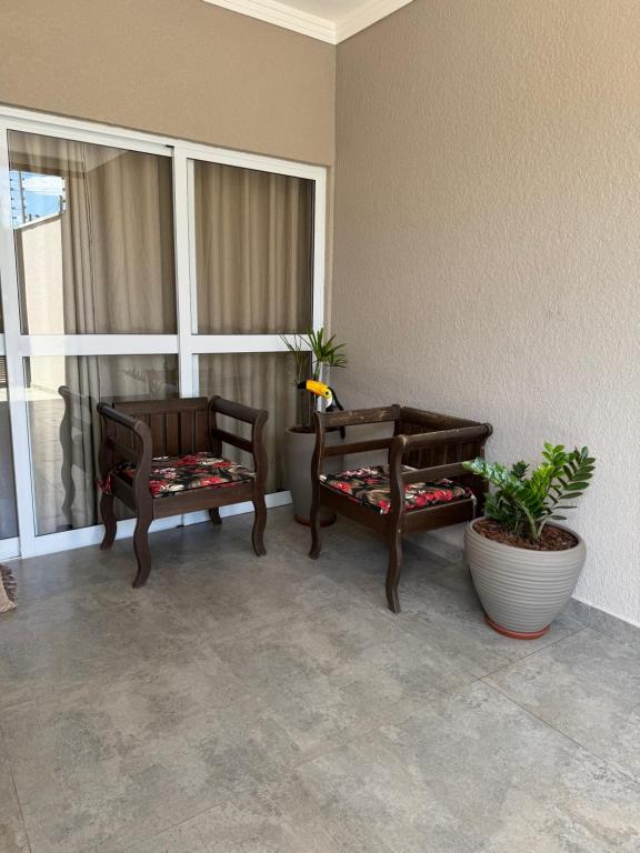 Posezení v ubytování Casa com piscina em Foz do Iguaçu-PR