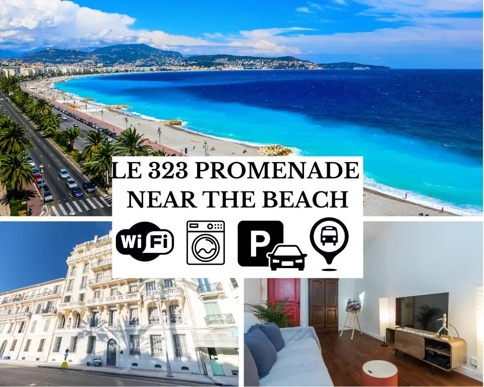 LE 323 PROM - BEACHFRONT - PARKING - NEAR TRAM &SUPERMARKET - AC - washing machine