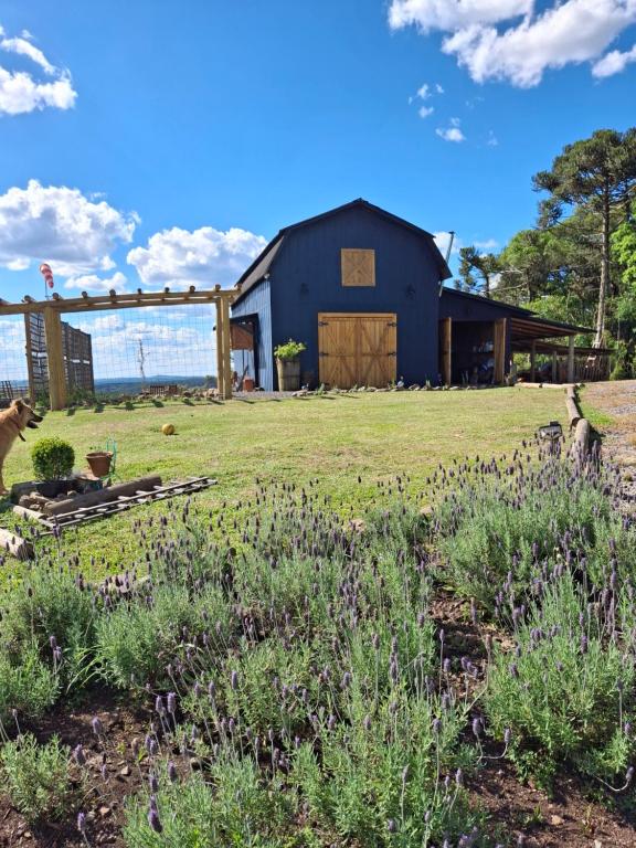 Κήπος έξω από το Casa Celeiro Flores no Pampa-RS