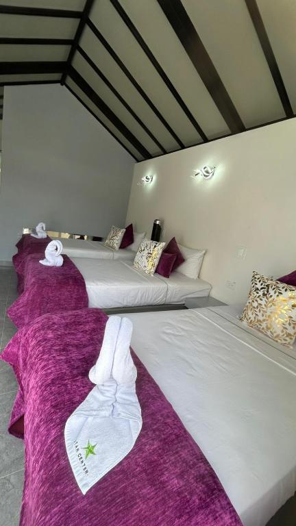 Postel nebo postele na pokoji v ubytování STAR CENTER Hotel Boutique