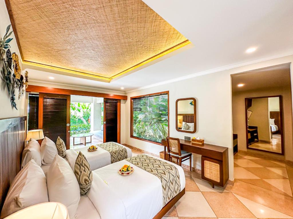Posezení v ubytování Ghana Villa Seminyak by Pramana Villas