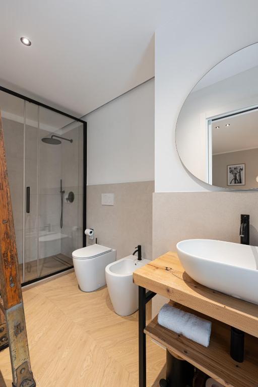 Koupelna v ubytování Casa Vertigo