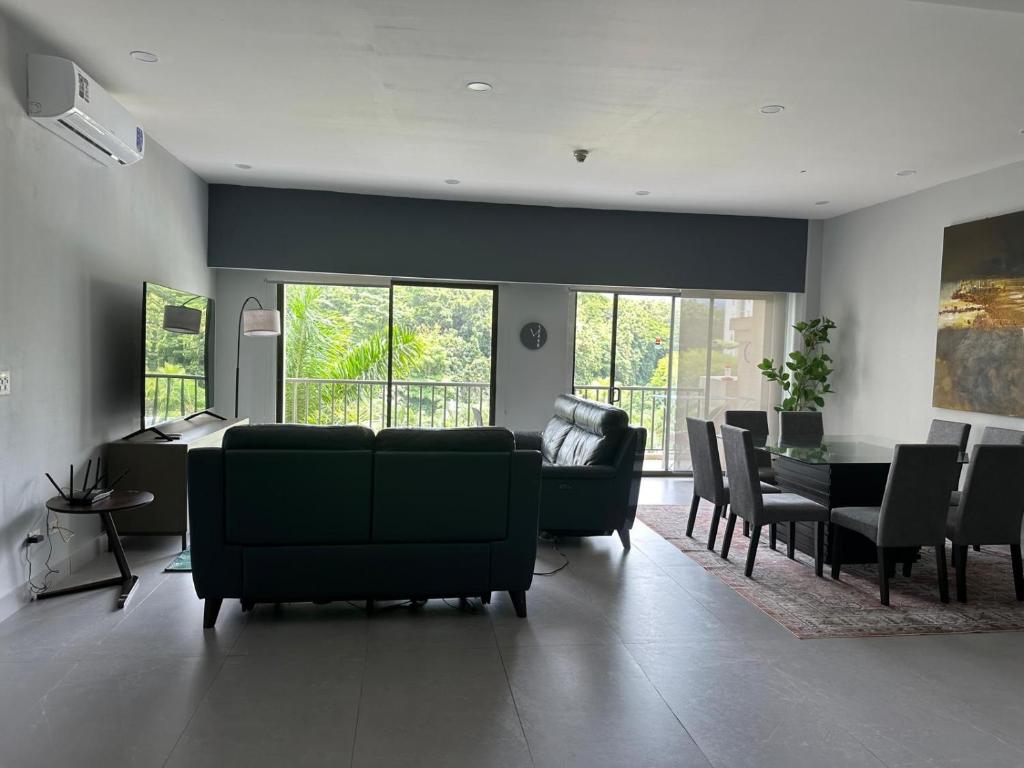 Posezení v ubytování Casa blue