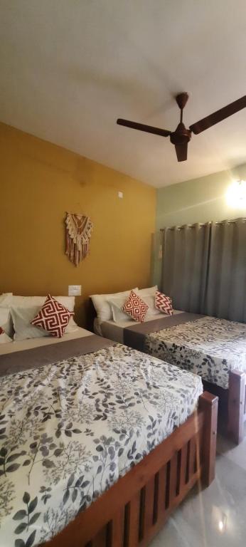 Katil atau katil-katil dalam bilik di Aura by the Sea - A unit of Vivasa Leisure