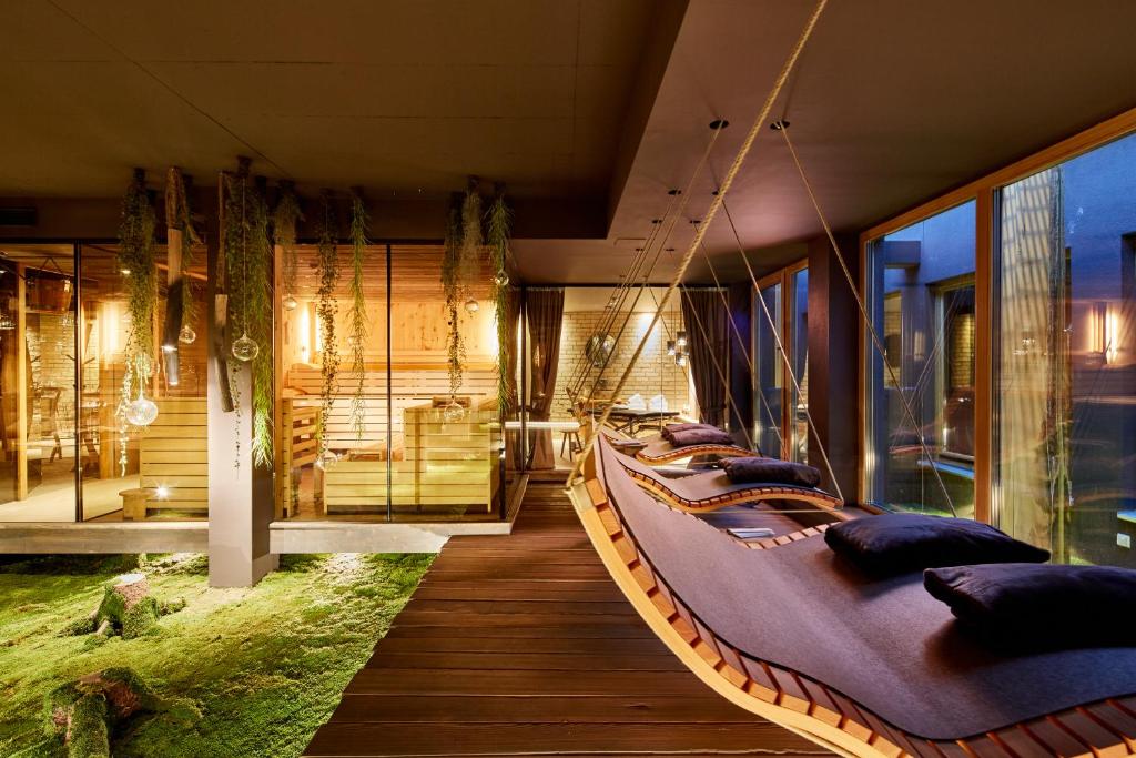 Posezení v ubytování Lifestyle Hotel eder