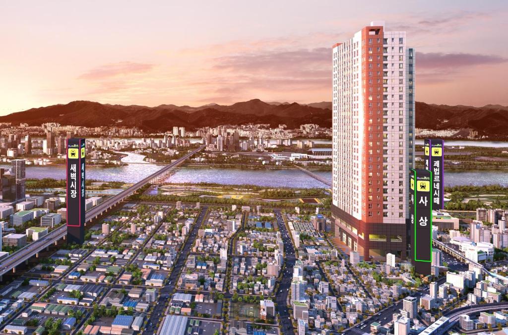 Nespecifikovaný výhled na destinaci Pusan nebo výhled na město při pohledu z hotelu