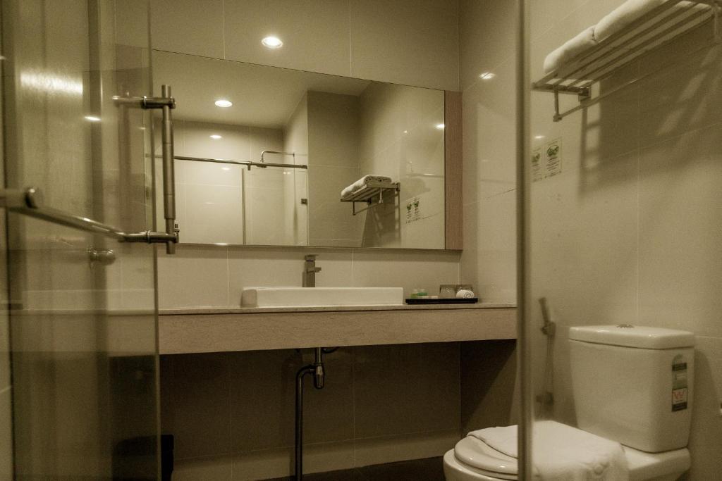 Koupelna v ubytování Hotel N°5