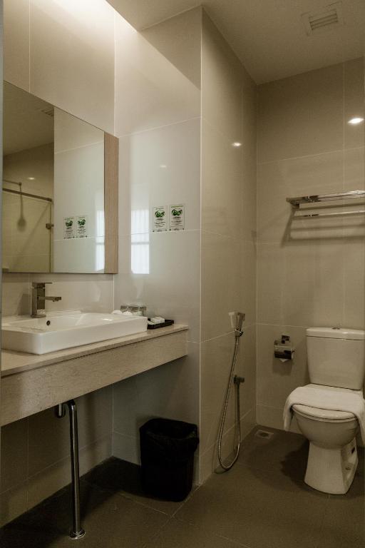 Koupelna v ubytování Hotel N°5