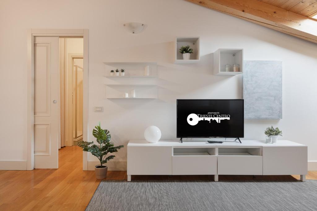 Μια τηλεόραση ή/και κέντρο ψυχαγωγίας στο Apartments Trieste Centro I 1