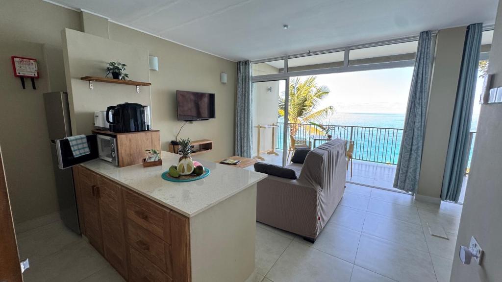 Kuchyň nebo kuchyňský kout v ubytování Maka Bay Self Catering