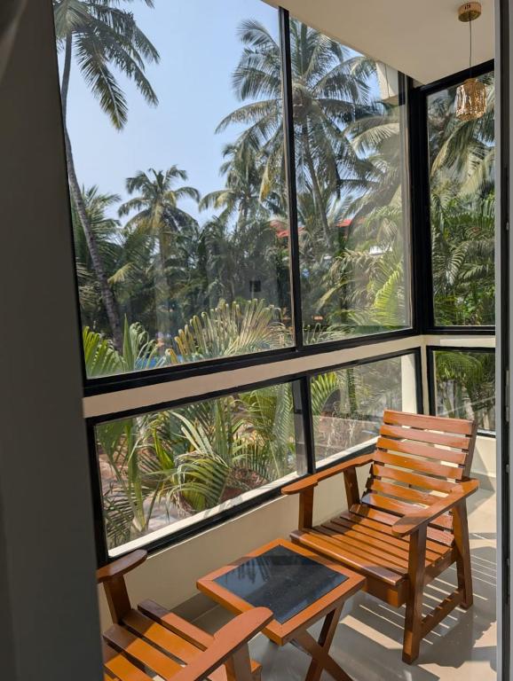 Balkón nebo terasa v ubytování Shaan Coco Palms Beach Resort