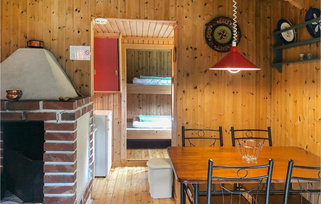 Kuchyň nebo kuchyňský kout v ubytování Holiday Home Olden Gjerde