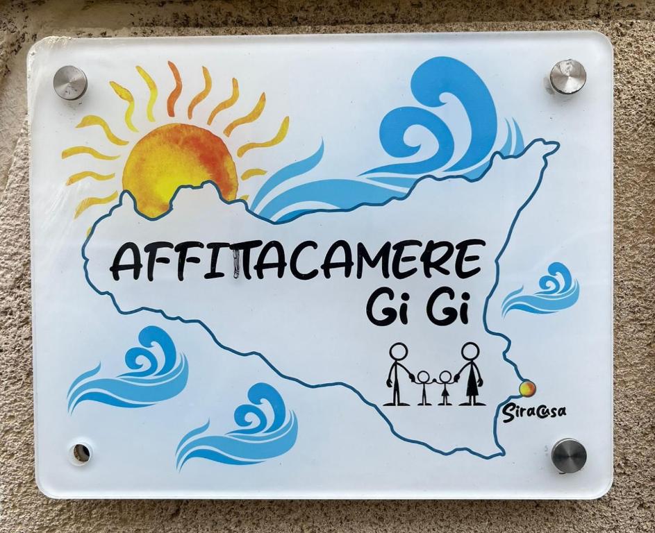 Un signe pour une Amérique africaine dans l'établissement Gi Gi Affittacamere, à Syracuse