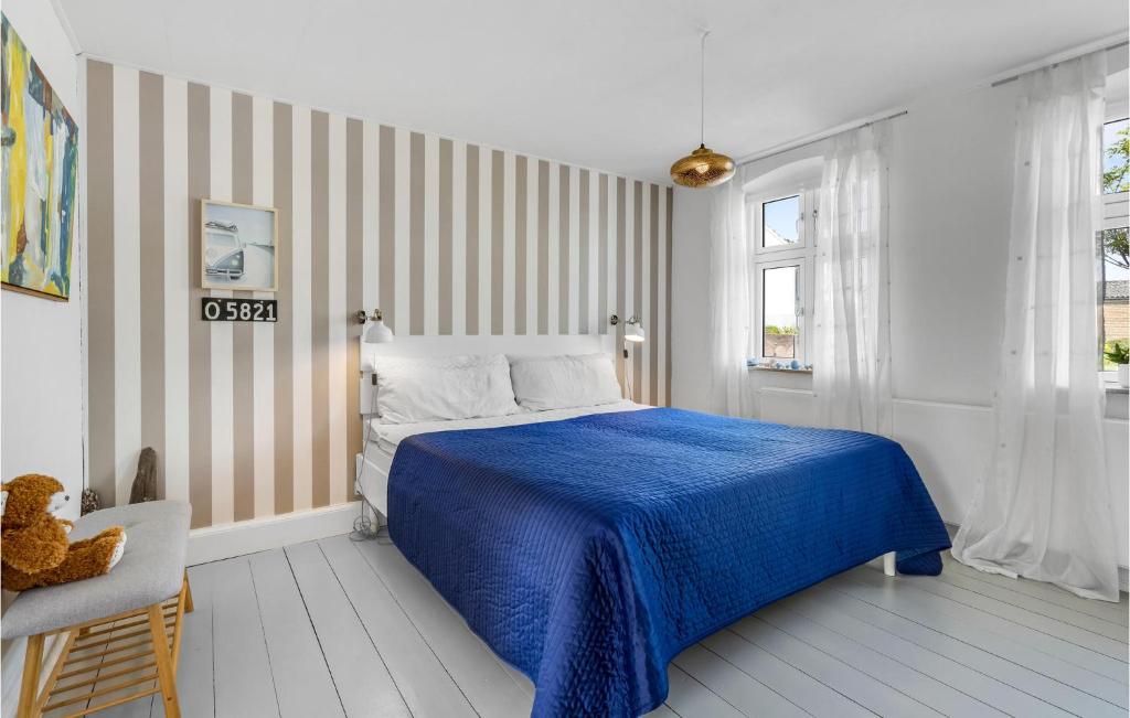 Voodi või voodid majutusasutuse 4 Bedroom Amazing Home In Søby Ærø toas