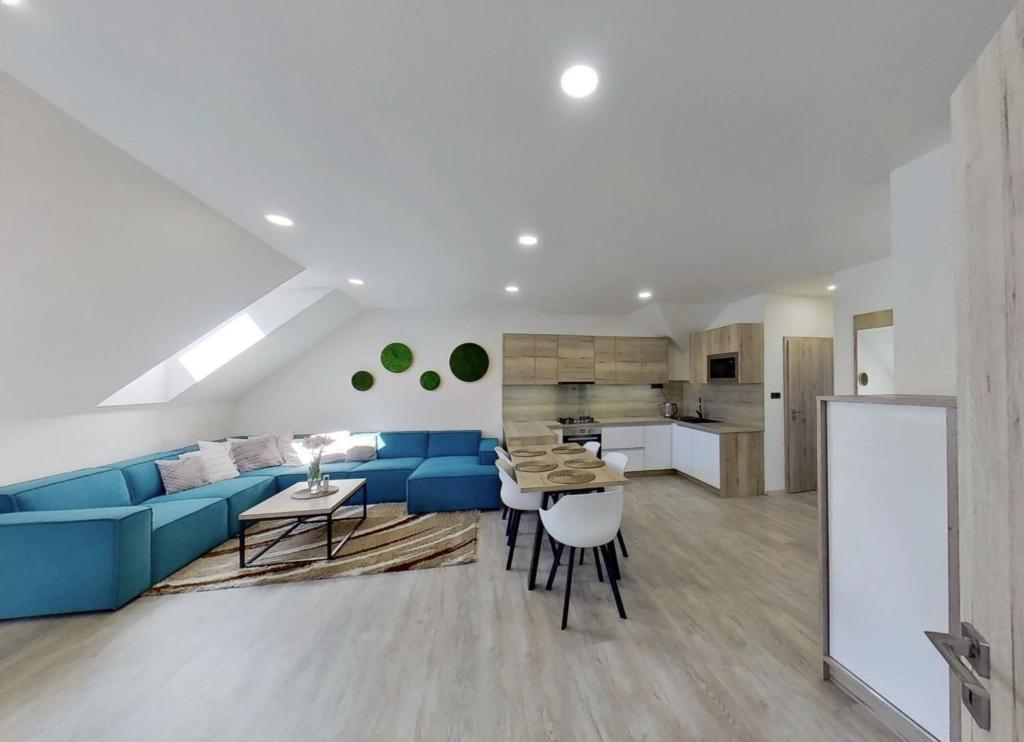 Kuchyň nebo kuchyňský kout v ubytování Apartmán Petőfiho