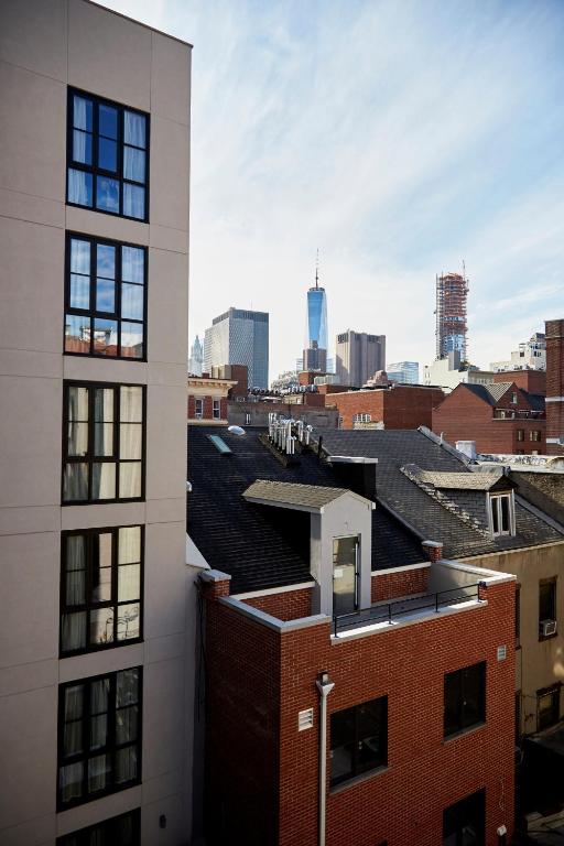 Nespecifikovaný výhled na destinaci New York nebo výhled na město při pohledu z hotelu