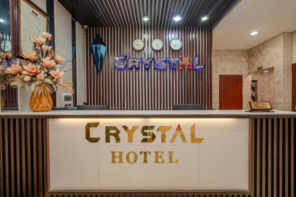 Certifikát, hodnocení, plakát nebo jiný dokument vystavený v ubytování Crystal hotel by Ha My