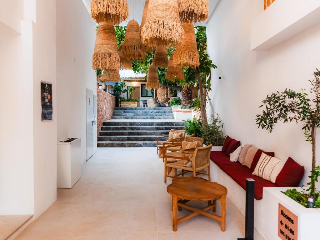 Posezení v ubytování Aparthotel Casita Blanca - Adults Only