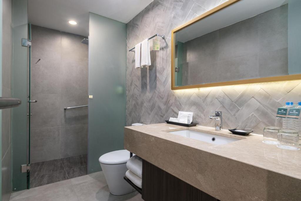 Koupelna v ubytování Hotel Santika Lahat