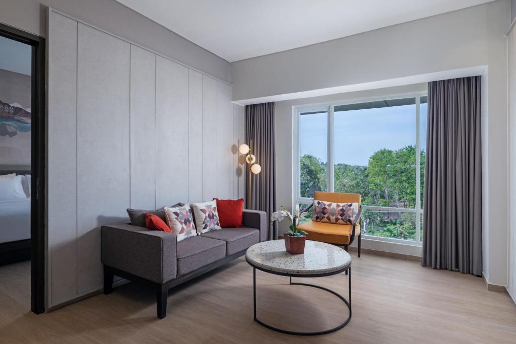 Posezení v ubytování Hotel Santika Lahat