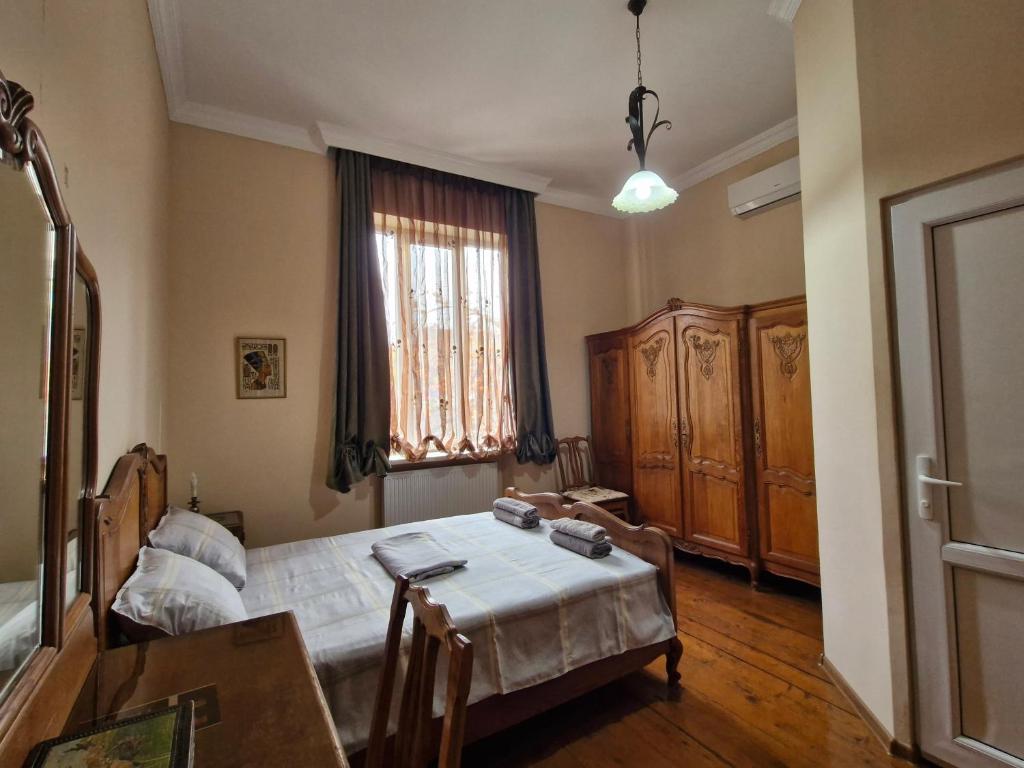 Postel nebo postele na pokoji v ubytování Tamari Guest House