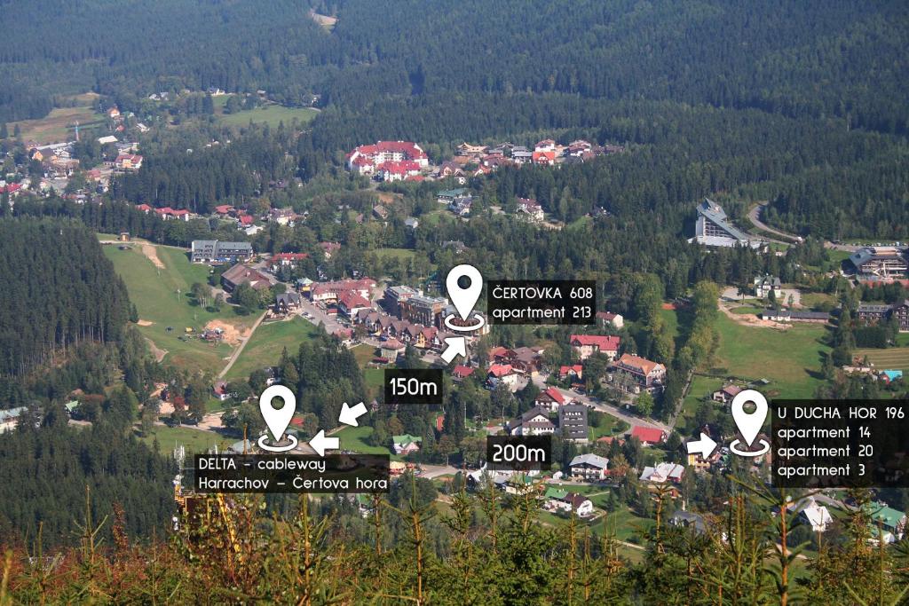 Příroda nedaleko apartmánu