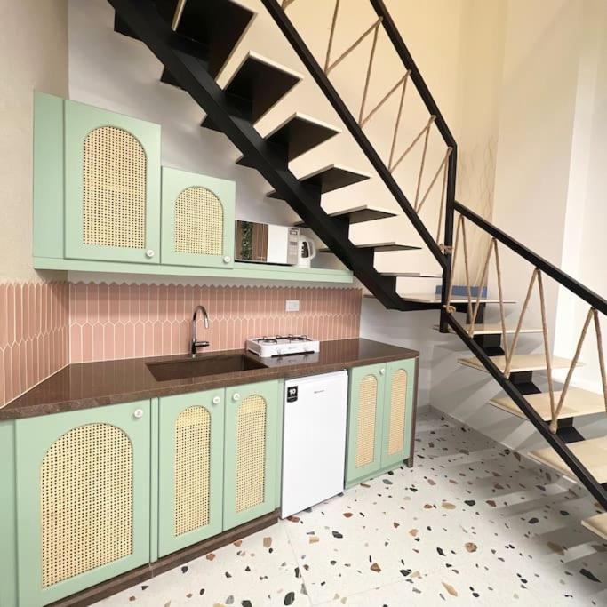 Kuchyň nebo kuchyňský kout v ubytování Marée Guest House