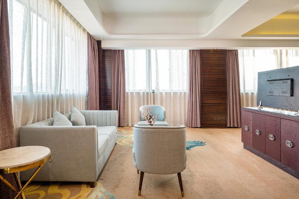 Posezení v ubytování Dongguan Kai Benli International Hotel