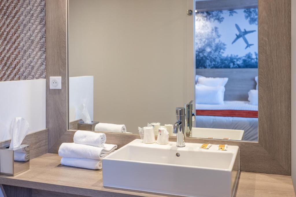 Koupelna v ubytování Best Western Saint Exupéry Eysines - Bordeaux Ouest