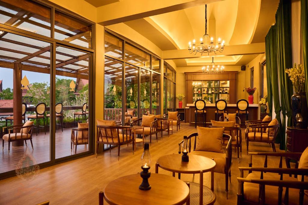 Restaurace v ubytování Phoum Chaufea