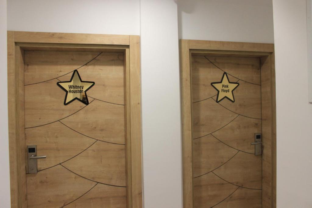 Koupelna v ubytování Retro Star Suites