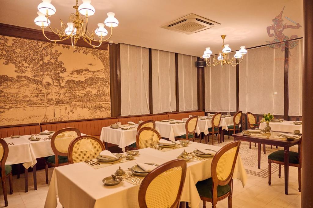 Restaurace v ubytování Phoum Chaufea