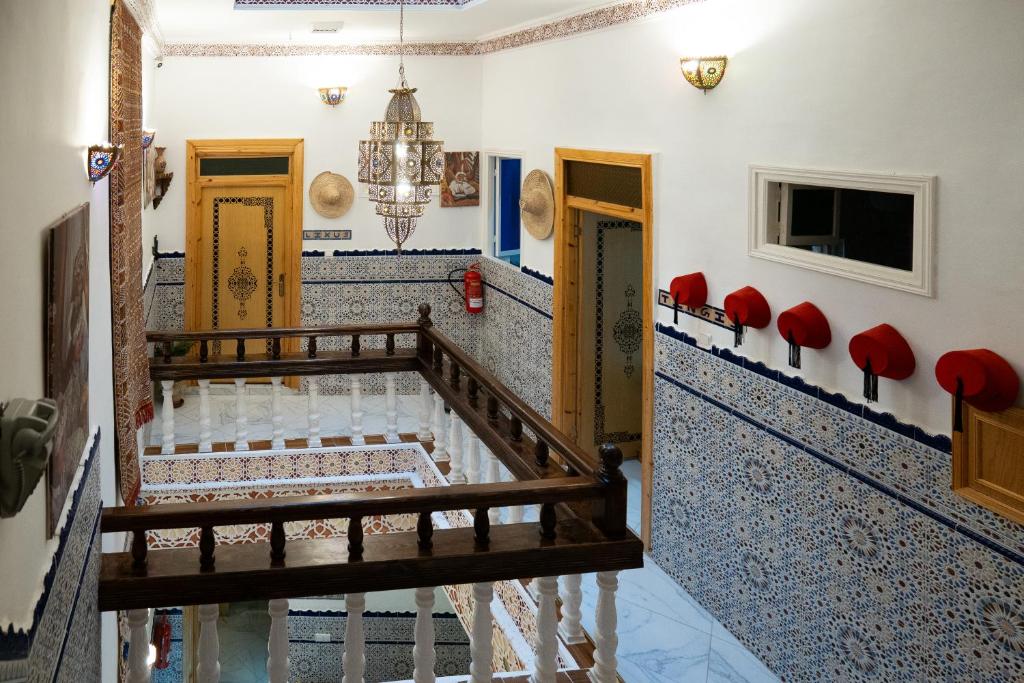 タンジェにあるRIAD AMRの廊下