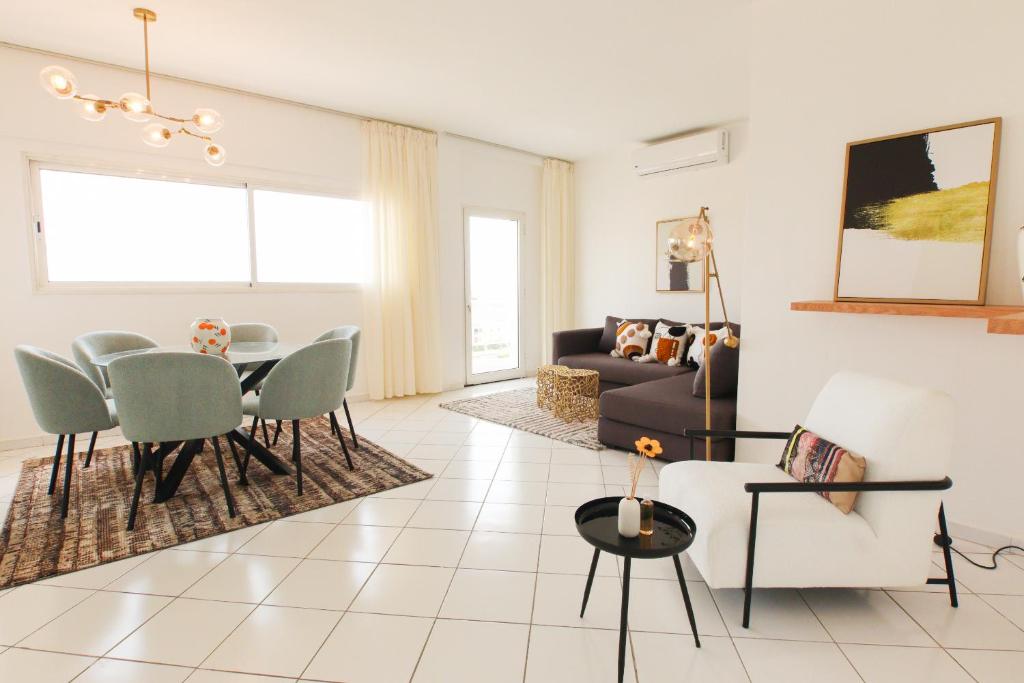 Χώρος καθιστικού στο Résidence Borj Dlalate - Luxe - 3 ch