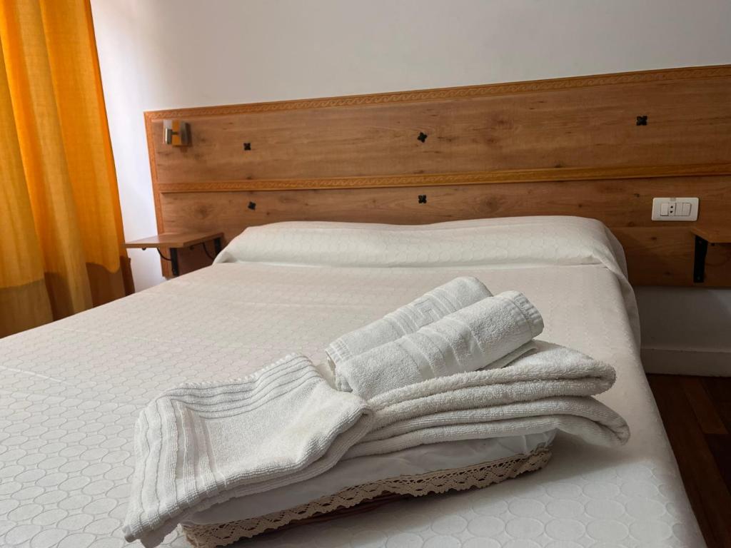 Postel nebo postele na pokoji v ubytování Hotel Boliña