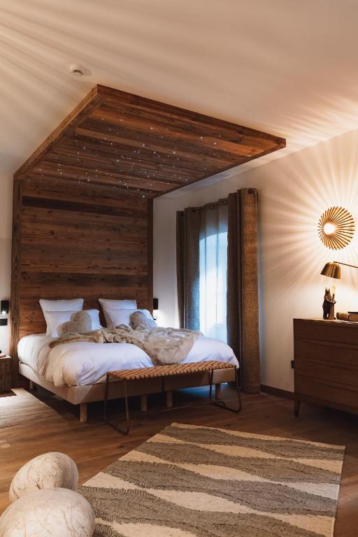 Letto o letti in una camera di Grand Hôtel L'ermitage
