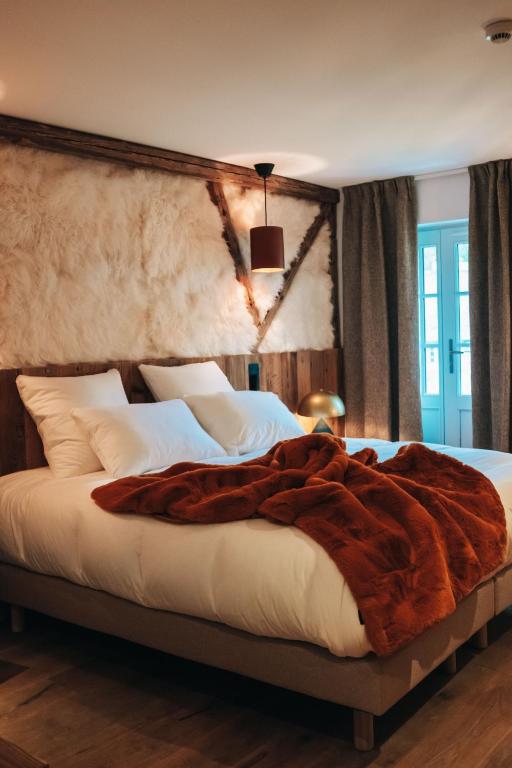 Letto o letti in una camera di Grand Hôtel L'ermitage