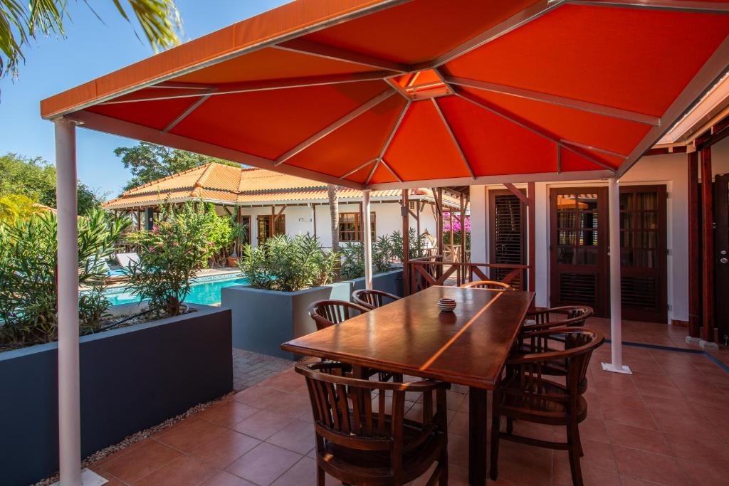 Patio nebo venkovní prostory v ubytování Bloublou Apartments Curaçao
