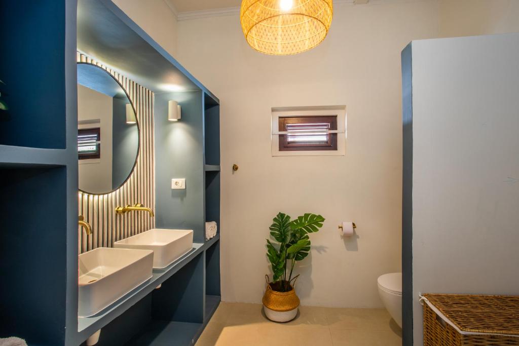 Koupelna v ubytování Bloublou Apartments Curaçao