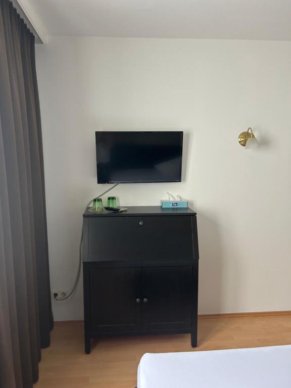 TV a/nebo společenská místnost v ubytování Hotel Berg