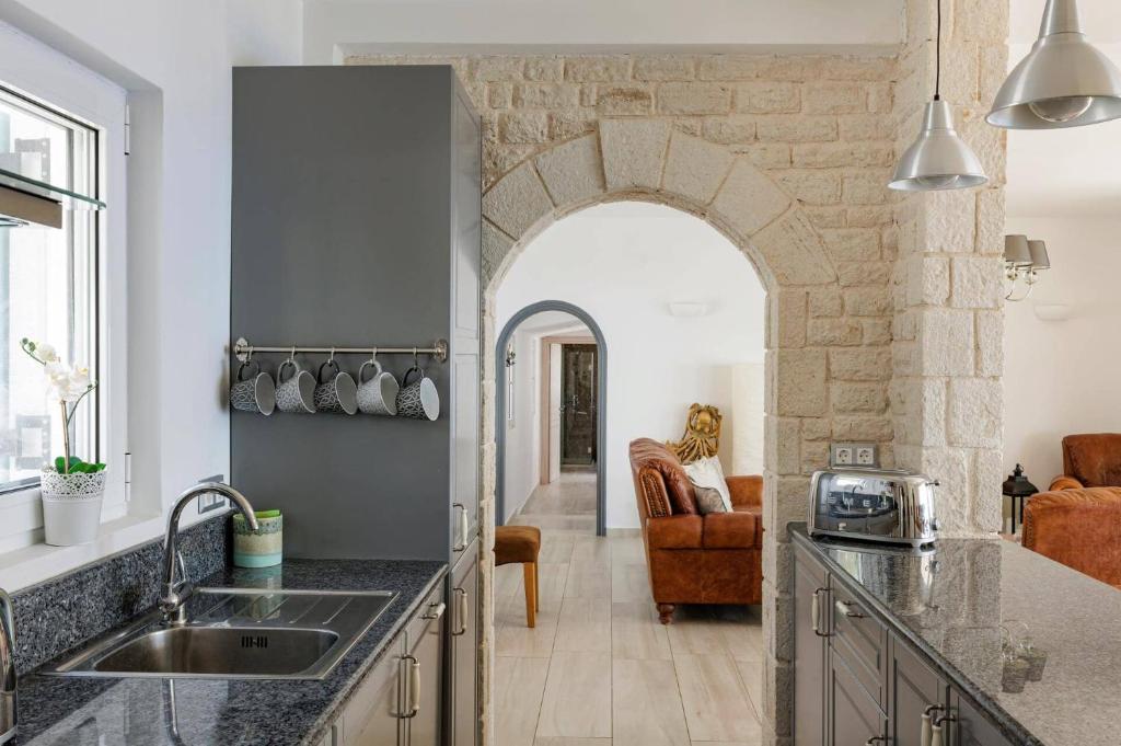 Kuchyň nebo kuchyňský kout v ubytování Villa Ester by Villa Plus