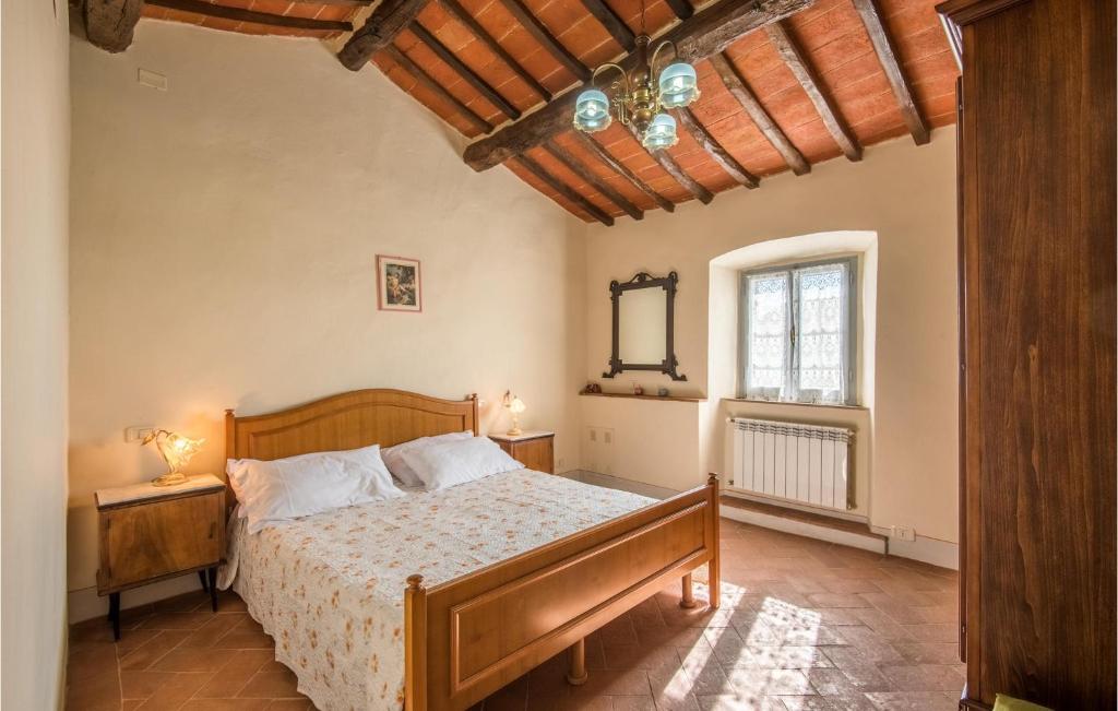Posteľ alebo postele v izbe v ubytovaní Amazing Home In Castiglion Fiorentino
