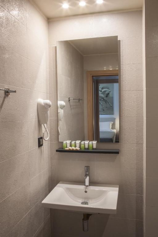 Koupelna v ubytování Anemos Rooms & Apartments