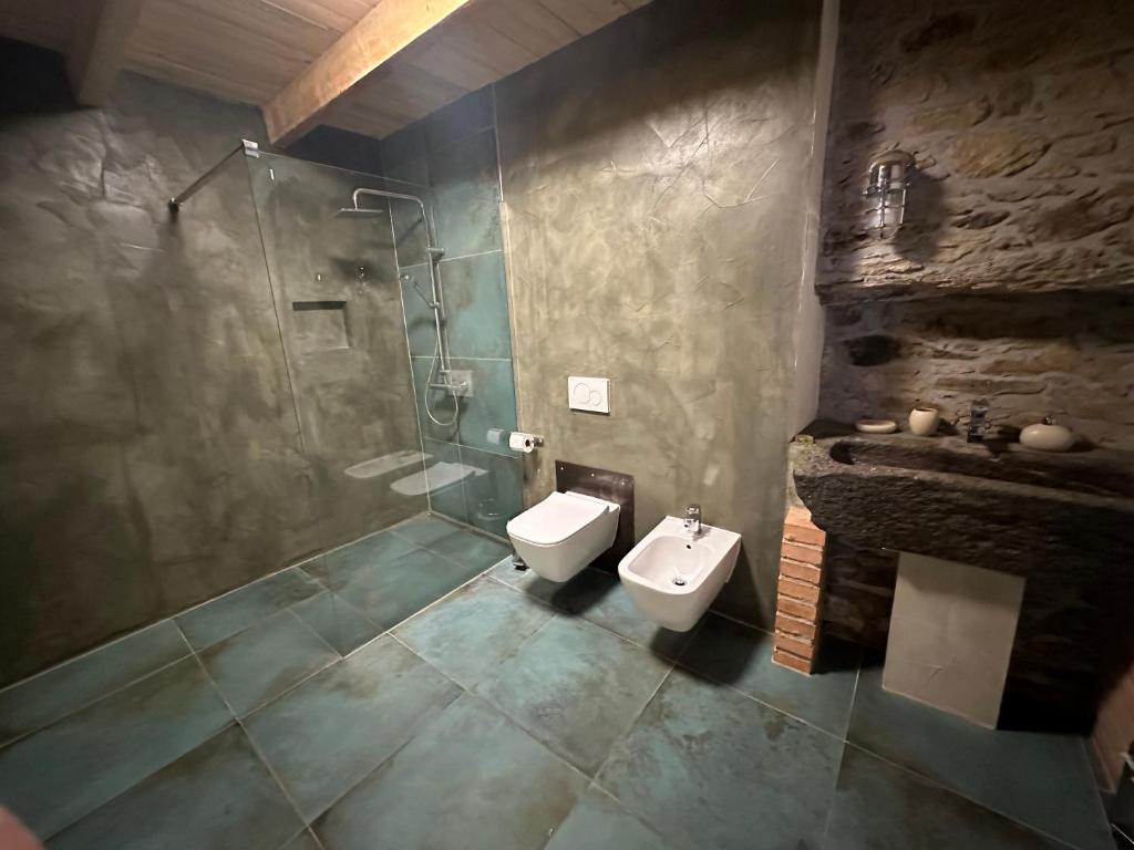 Koupelna v ubytování Chalupy Albrechtice Šumava