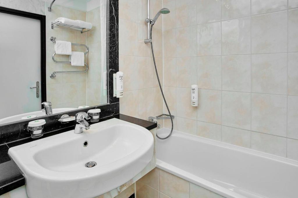 Koupelna v ubytování Lindgart Hotel Minden