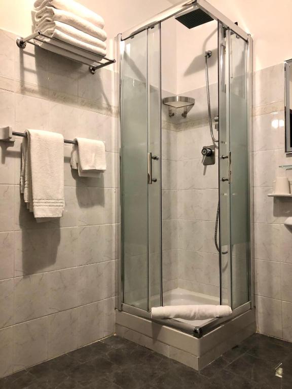 Kúpeľňa v ubytovaní Hotel Bucaneve