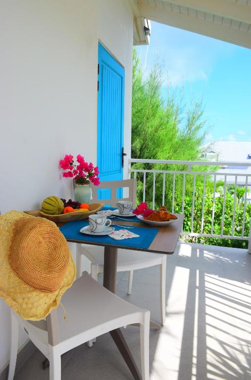 Balkón nebo terasa v ubytování TIKO LODGE SXM