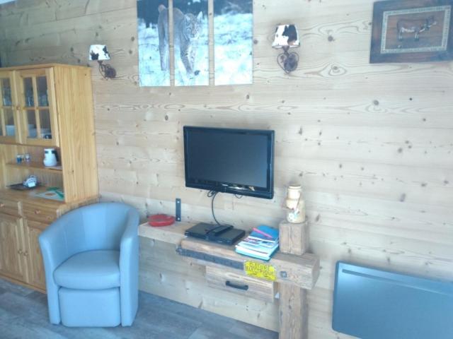 TV a/nebo společenská místnost v ubytování Appartement montagne haut jura